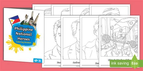 KS2 Philippine Heroes Coloring Booklet .